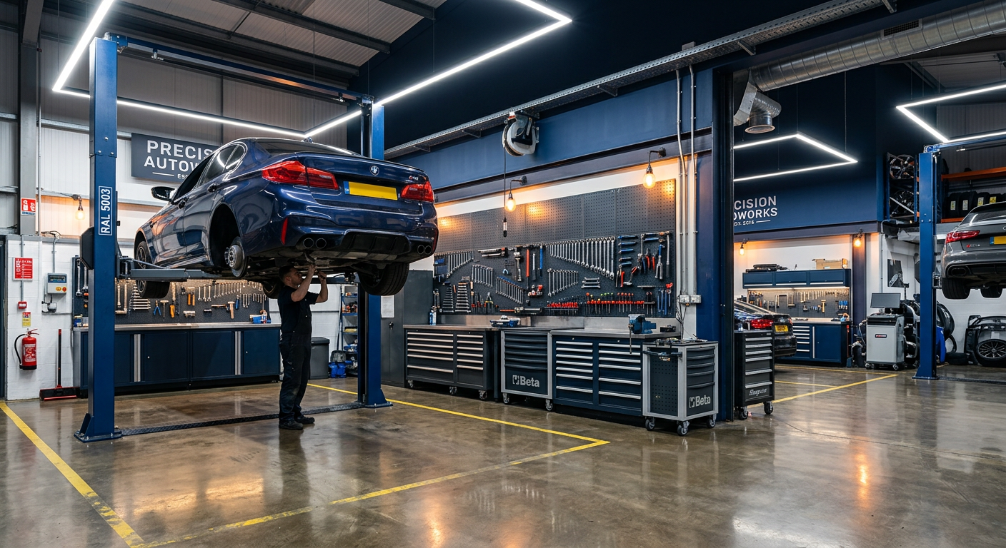 Clare Automotive workshop interior